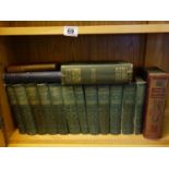 Charles Dickens, 11 copies of The Fireside Dickens and 4 other books by Charles Dickens