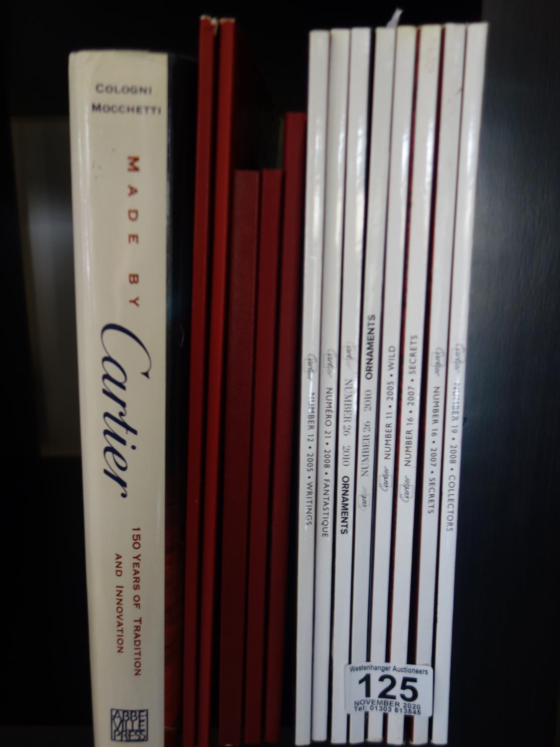 13 x Vintage Cartier magazine or programmes and 1 copy of Cologni made by Cartier hard backed book - Image 2 of 2