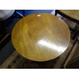 Modernist 1940's-50's Bentwood coffee table, 4 legged Bentwood structure below a circular coffee