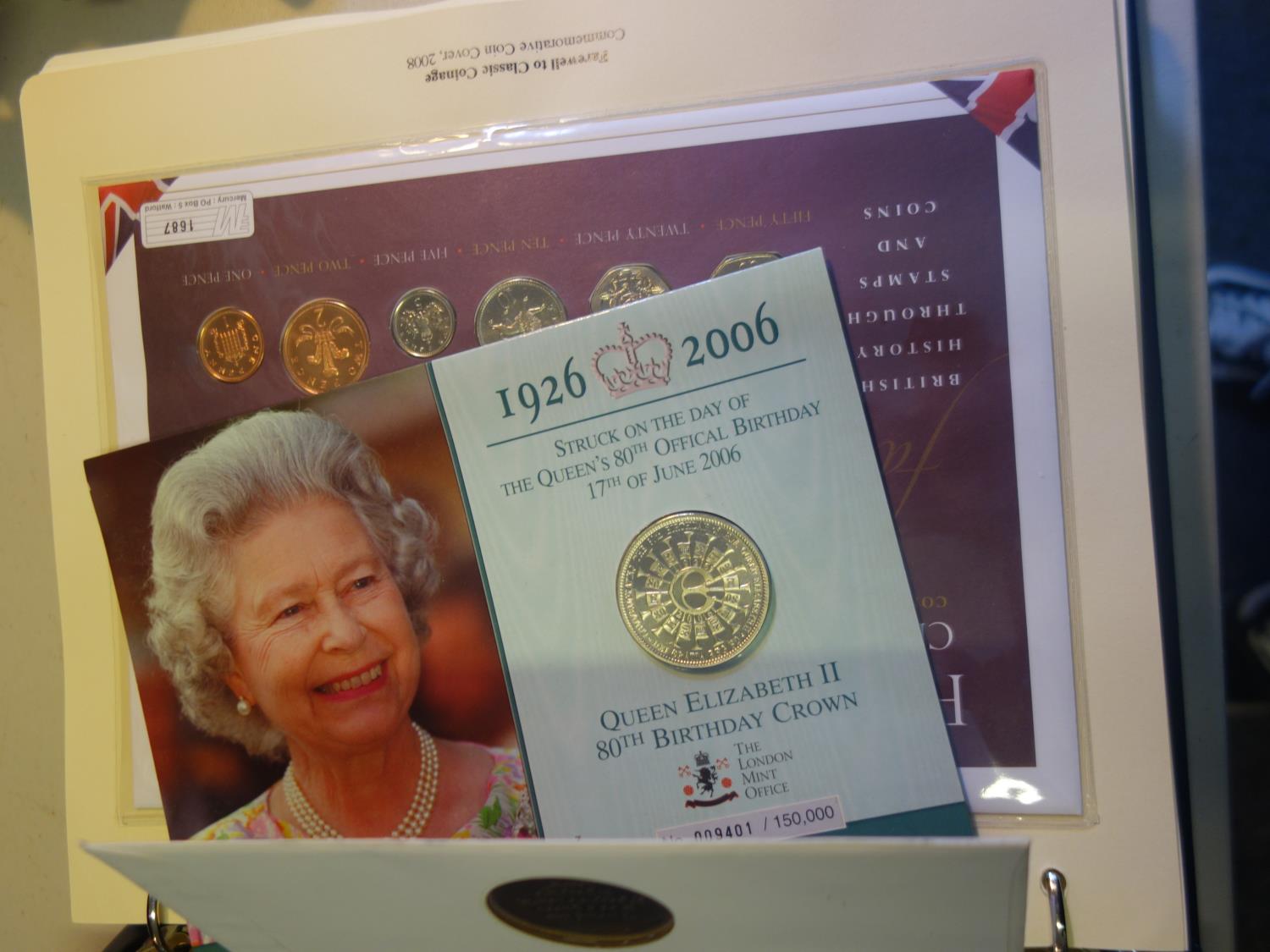 2 x albums British Isle Coin Covers, various limited edition stamp and coin covers, - Image 3 of 4