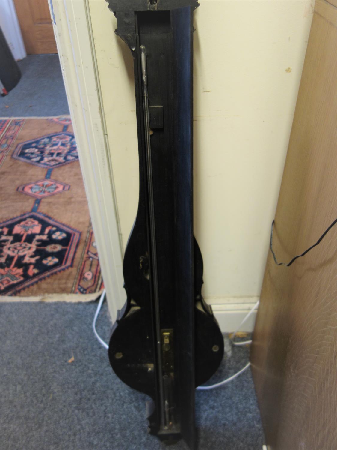 19 th century mahogany Barometer in need of attention, and restoration - Image 6 of 8
