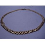 9ct gold necklace 16" long 20 grams