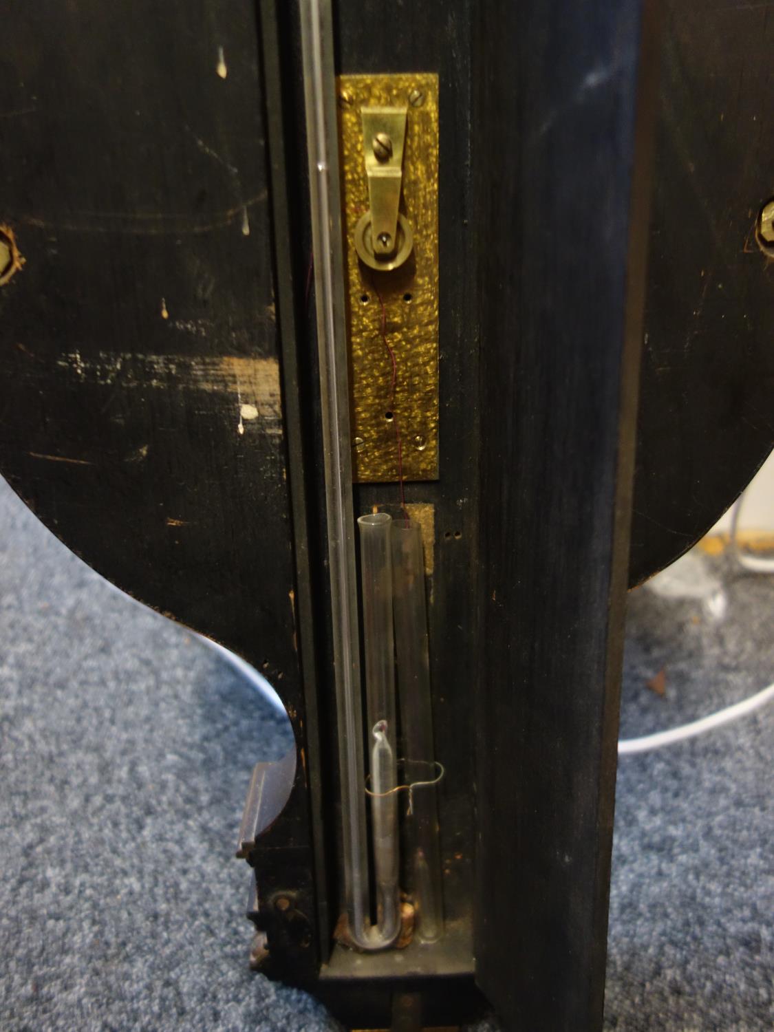 19 th century mahogany Barometer in need of attention, and restoration - Image 7 of 8