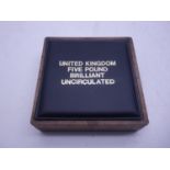 United Kingdom £5 brilliant un-circulated Gold Coin, in collectors capsule and original box, 1987