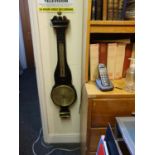 19 th century mahogany Barometer in need of attention, and restoration