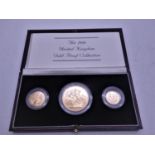 Gold 1984 coin collection United Kingdom, Royal Mint with c.o.a, 3 x coins to include £5,