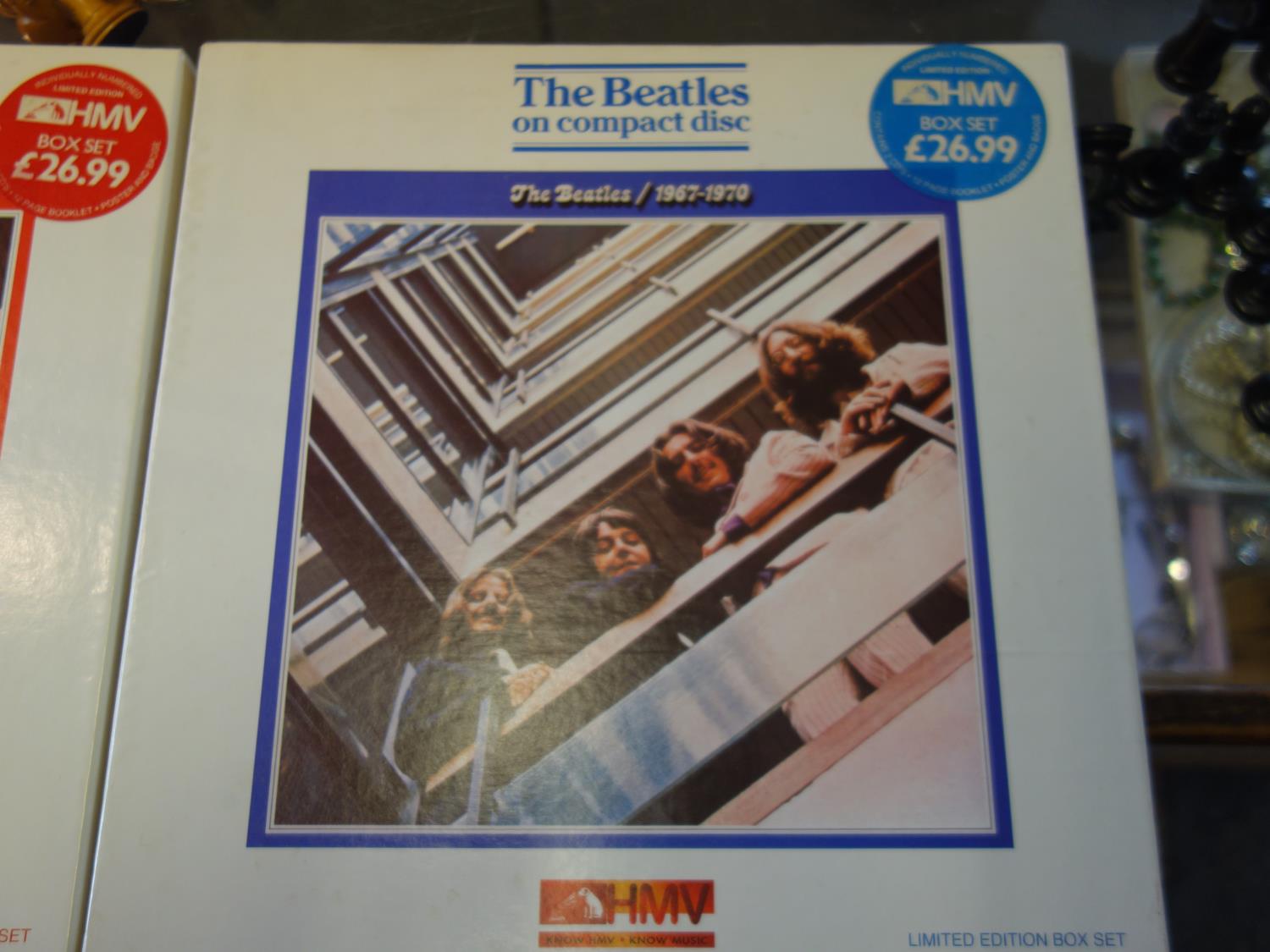 The Beatles 1962-1966-1967-1970, boxed cd set both with original badges limited edition sets - Image 3 of 4
