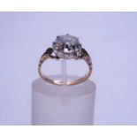 Superb Ladies Victorian/EDWARDIAN period round cut DIAMOND Solitaire ring, stone measures 2ct,