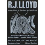 Reginald James LLOYD exhibition poster, Royal Albert Memorial Museum and Art Gallery - Exeter, 19.