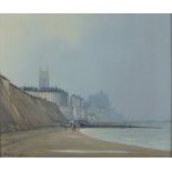 Frank Leslie CRAMPHORNE (British 1918-2000) Sea Mist Cromer. Oil on board, Signed lower left,