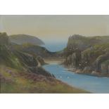 Reginald Daniel SHERRIN (British 1891-1971) West Country Bay, Gouache, Signed lower left, 1.25" x