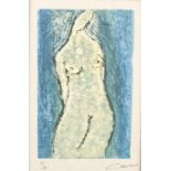 Ian LAURIE (British b. 1933) Female Form, Etching, Signed lower right, numbered 8/25, 6.5" x 4" (