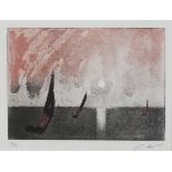 Ian LAURIE (British b. 1933) Mount's Bay Moon, Etching, Signed lower right, numbered 37/50, 5" x