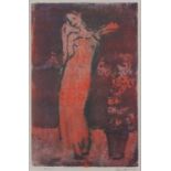 Ian LAURIE (British b. 1933) Party Girl, Etching, Signed lower right, numbered 16/25, titled