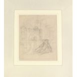 Joseph Noel PATON (British 1821-1901) Revelation, Pencil sketch, 8" x 6.75" (20cm x 17cm) (unframed)