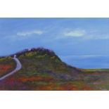 Lesley BICKLEY (British b. 1955) Zennor Road, Eagles Nest, Acrylic on canvas, Signed lower right,