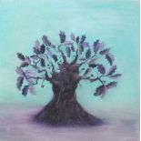 Annie B ROBERTS (British 20th/21st Century) Magical Trees - Oak, Lithograph, Signed in pencil
