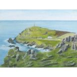 Rex O'DELL (British b. 1934) Cape Cornwall, Acrylic on paper, Signed and dated 2019 lower right,