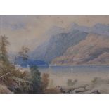 19th Century British school, Italian Lakes, Watercolour, 9.75" x 13.5" (25cm x 34cm)