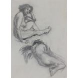 Paul GAINSFORD (British b. 1941) Nude Studies, Pencil on paper, 9.5" x 6.75" (24cxm x 17cm)