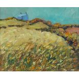 Bob VIGG (British 1932-2001) Barley nr Botallack, Oil on board, Incised signature lower right,