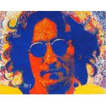 Barry NOVIS (British/Australian b. 1944) John Lennon, Lithograph in colours, Signed and numbered