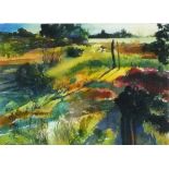 Kevin CHAPMAN (British 20th/21st Century) Low Sun, Watercolour, Signed lower left, titled verso, 4.