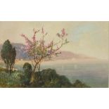 John SHAPLAND (British 1865-1929) Italian Coast possibly Amalfi, Watercolour, Signed lower left,