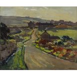 Leonard RICHMOND (British 1889-1965) Road to Zennor, Oil on canvas, Signed lower right, 20" x 24" (