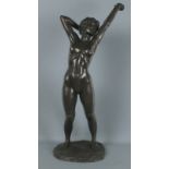 Tom Greenshields (British, 1915-1994) 'Claire Stretching', Bronze resin, Signed to base 22/250,