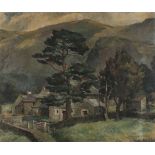 Joyce PLATT (British 20th Century) Lakeland Farm, Oil on canvas, Signed and dated '40 lower right,