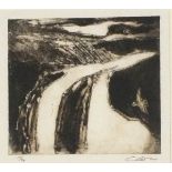 Ian LAURIE (British b. 1933) Tresco Nights, Etching, Signed lower right, numbered 17/25, titled