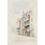 S PIPER (British Late 19th/Early 20th Century) Wych Street - London, Watercolour, Signed and dated