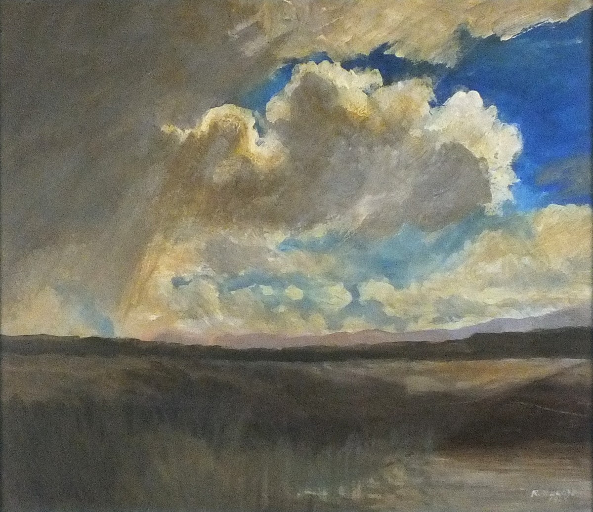 Reginald James LLOYD (British 1926-2020) Dartmoor Cloud, Oil on board, Signed and dated 1963 lower
