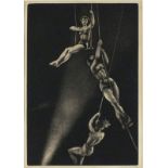 Dame Laura KNIGHT (1877-1970) Trio Gymnastique, Aquatint, Signed in pencil lower right, titled