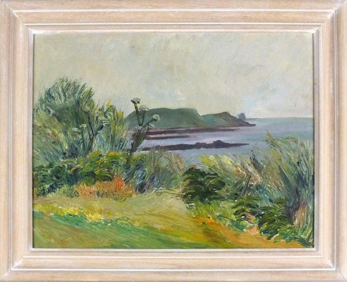 Elizabeth Lamorna KERR (British 1905-1990) St Martin - Isles of Scilly, Oil on canvas board, - Image 2 of 2