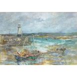 Yram ALLETS (British 1915-2009) (aka Mary Stella EDWARDS), St Ives, Watercolour, Signed Allets lower