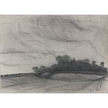 Julian DYSON (British 1936-2003) Landscape, Pencil sketch, Signed and dated 9/94 lower right, 7" x