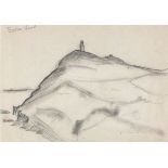 Alan LOWNDES (British 1921-1978) Bradda Head - Isle of Man, Pencil on paper, Signed lower right,