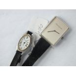 Ladies Sekonda oval wrist watch & another