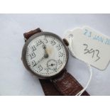 Gents vintage silver wrist watch