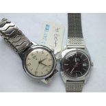 Gents S/S wrist watch & another