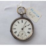 Silver pocket watch