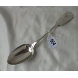 Victorian Exeter table spoon – 1860 by PO – 75gms