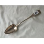 George III basting spoon, fiddle pattern – London 1810 by HS