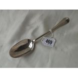 George II table spoon with rat tail bowl – London 1727