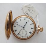 Rolled Gold hunter pocket watch