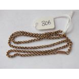 9ct 16" belcher link chain 5.2g