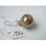 9ct ball charm 2g