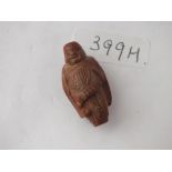 Small carved treen oriental bead